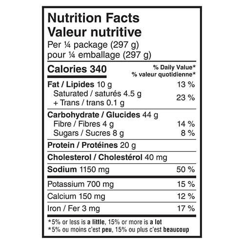 Nutrition Facts