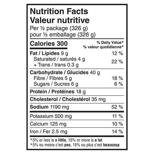 Nutrition Facts