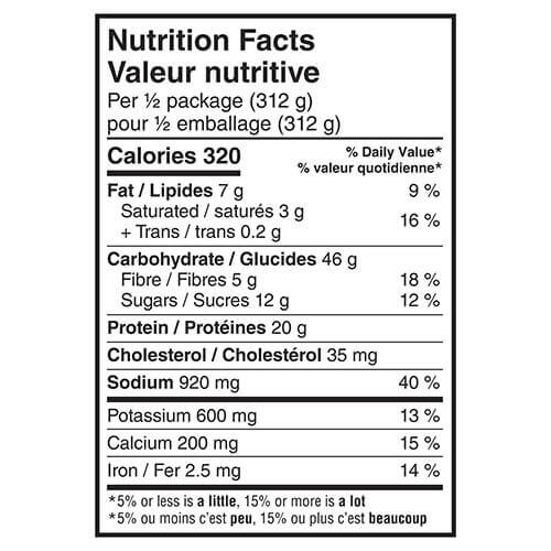 Nutrition Facts