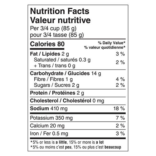 Nutrition Facts