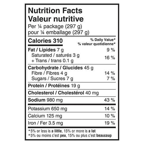 Nutrition Facts
