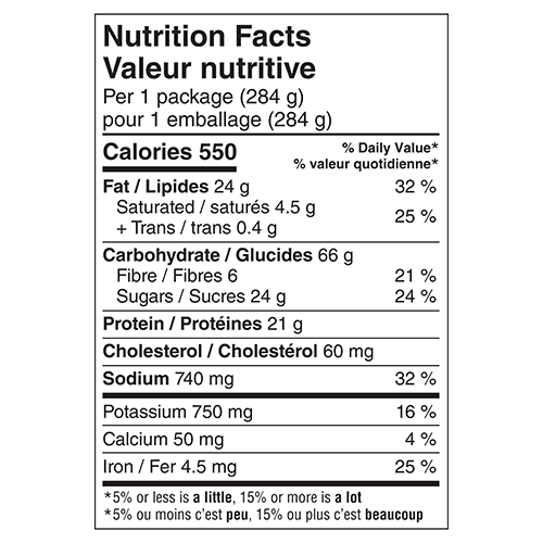 Nutrition Facts