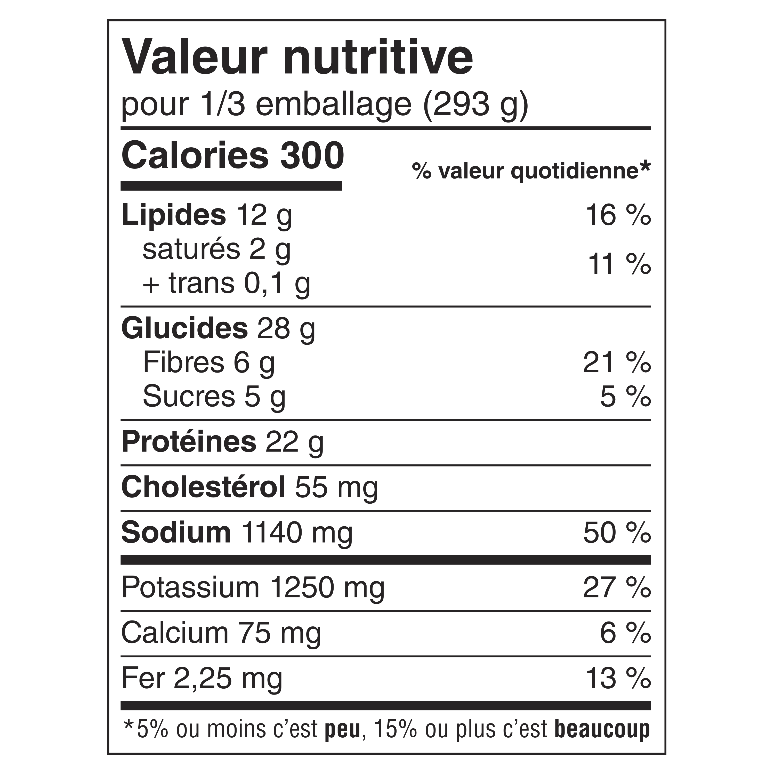 Nutrition Facts