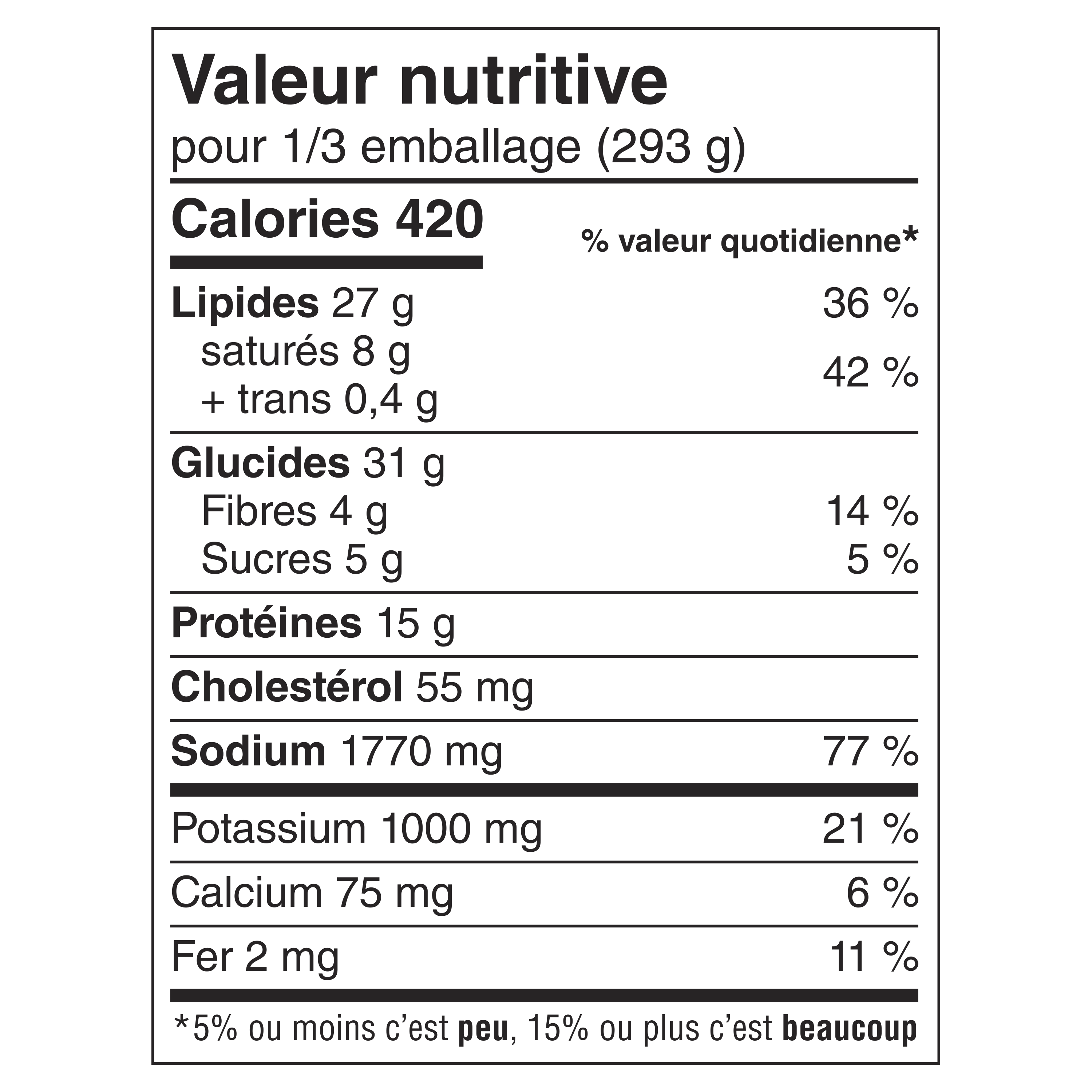 Nutrition Facts
