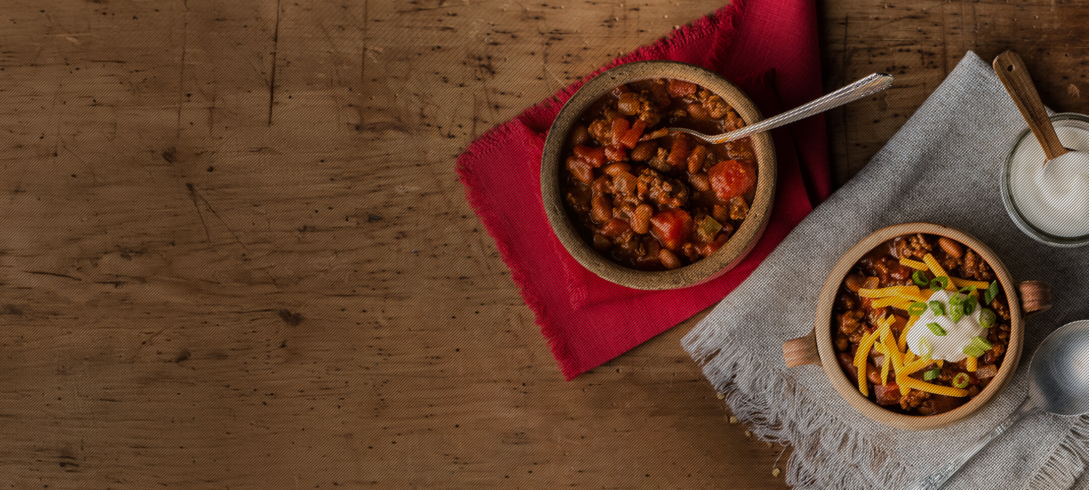 Chili and Sour cream dinner