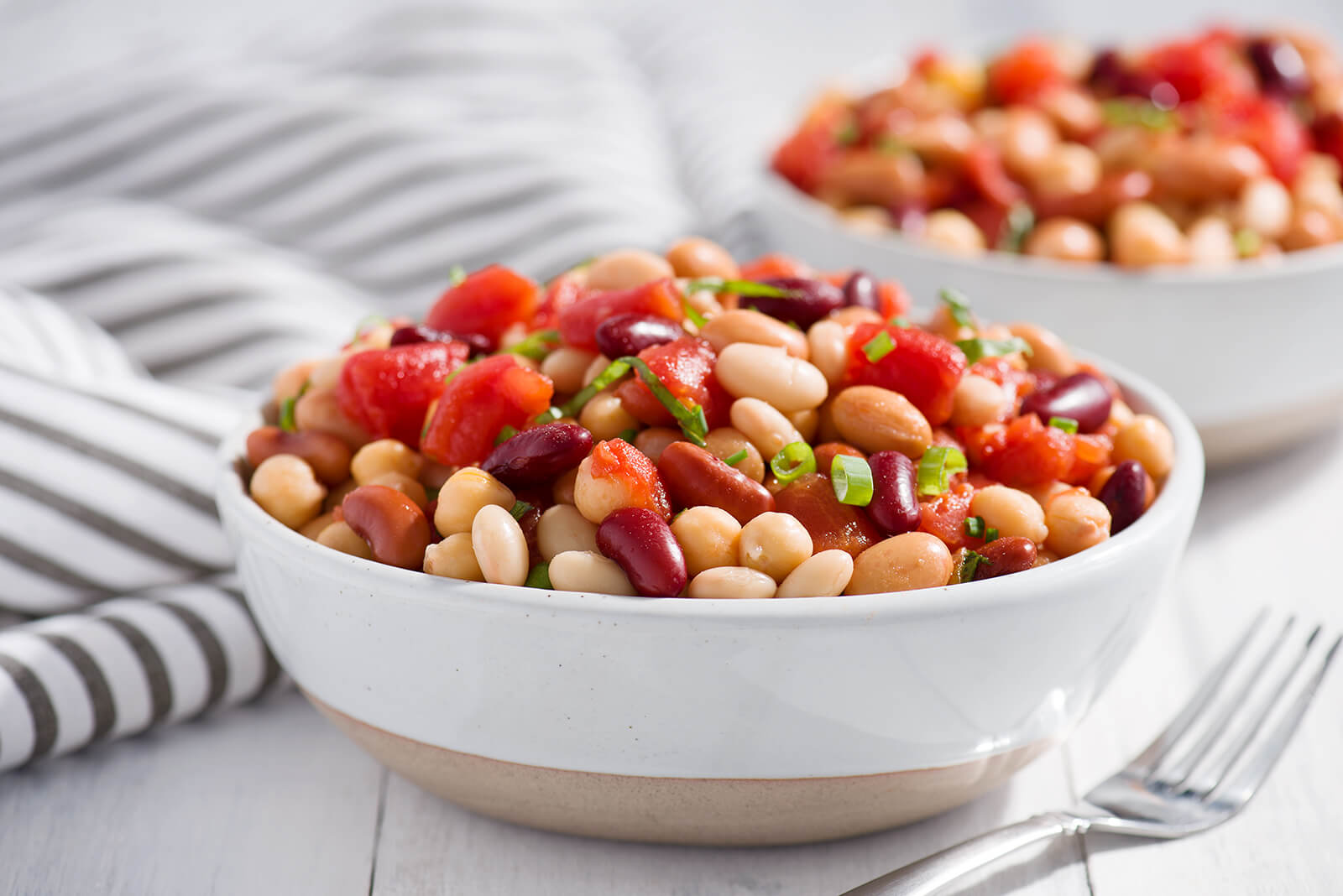 Salade aux fèves rapide