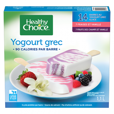 Barres au yogourt grec