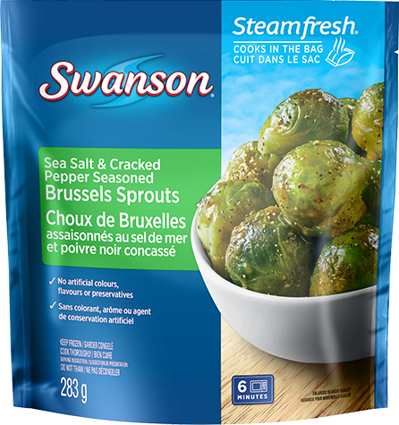 Sea Salt & Cracked Pepper Seasoned Brussels Sprouts