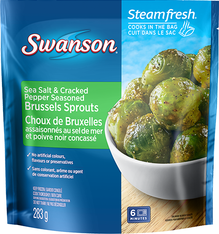 Sea Salt & Cracked Pepper Seasoned Brussels Sprouts