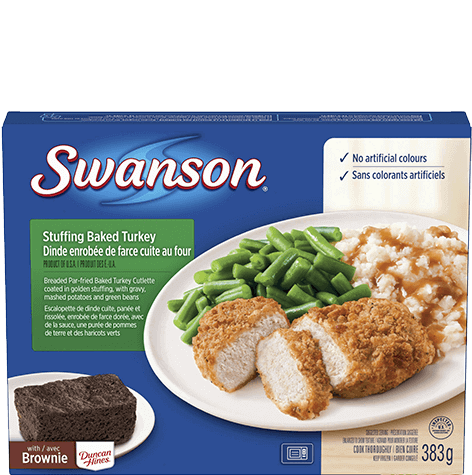Stuffing Baked Turkey Dinner