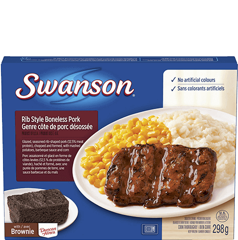 Rib Style Boneless Pork Dinner