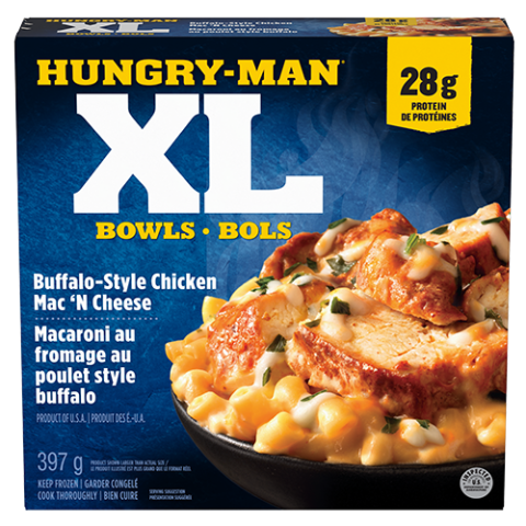 Macaroni au fromage au poulet style buffalo