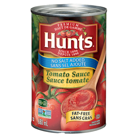 Sauce tomate non additionnée de sel