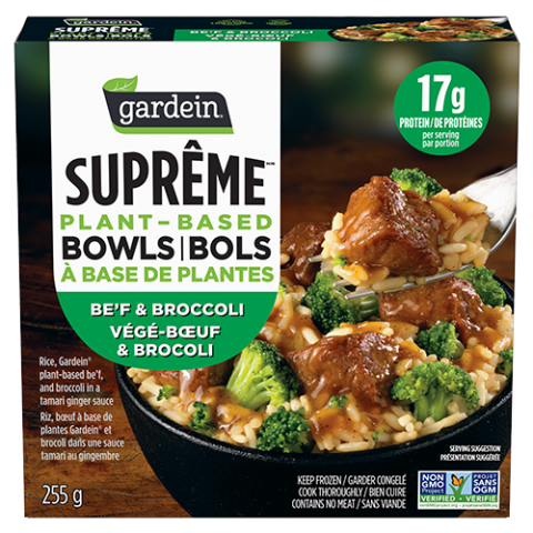 Gardein Suprême Plant-Based Be’f & Broccoli Bowl