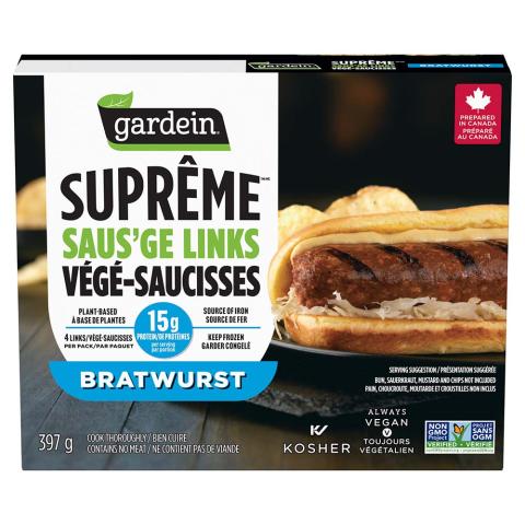 SUPRÊME™ Végé-Saucisses Bratwurst