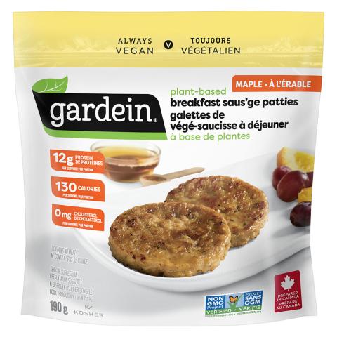 Maple Galette de végé-saucisse à déjeuner à base de plantes