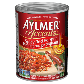 Aylmer® Accents® Spicy Red Pepper Petite Cut Stewed Tomatoes