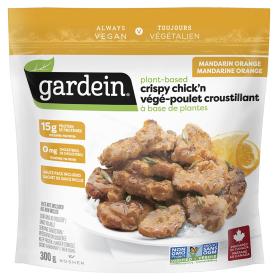 Végé-poulet croustillants mandarine orange à base de plantes