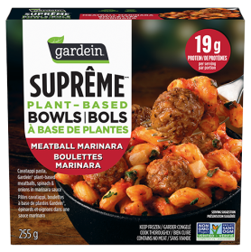 Gardein Suprême Bol à base de plantes boulettes marinara