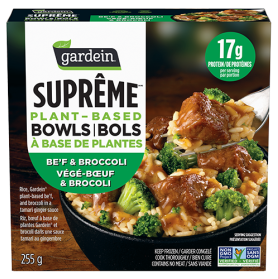 Gardein Suprême Bol à base de plantes végé-bœuf & brocoli