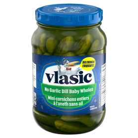No Garlic Baby Kosher Dill Pickles