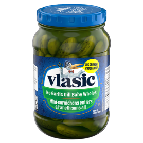 Mini-cornichons kascher à l’aneth sans ail